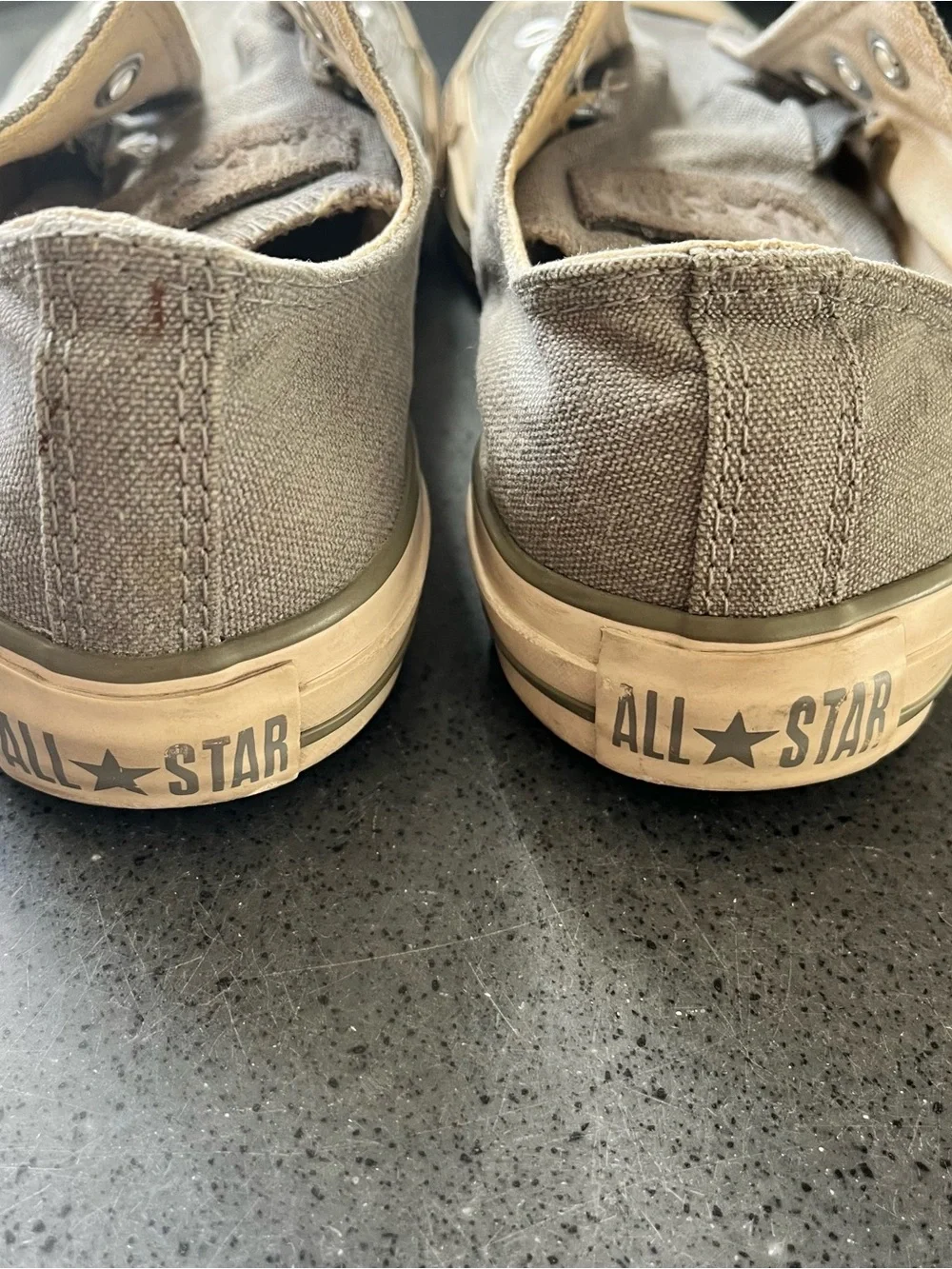 Converse all star Slip-On Canvas Sneakers in gray, shoeleys-less style - Picture 8 of 8